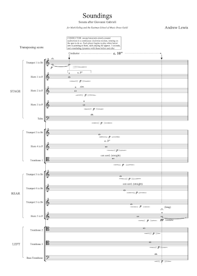 Soundings score
